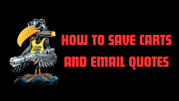 How to Save Carts and Email Quotes